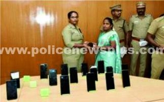 களவு போன 30 செல்போன்களை மீட்டு அதன் உரிமையாளரிடம் ஒப்படைக்கப்பட்டது