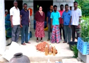 சாராயம் பறிமுதல் போலீசார் விசாரணை