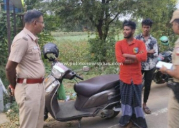 அதிரடியாக வாகன சோதனையில் ஈடுபட்ட S.P