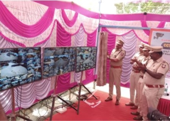 எஸ்பி தலைமையில் சிசிடிவி கேமராக்கள் பொருத்தம்