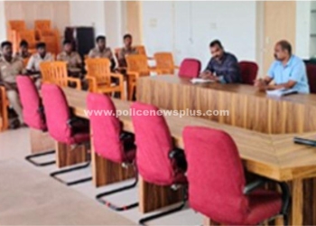 உதவி ஆய்வாளர்களுக்கு அறிவுரை வழங்கிய S.P