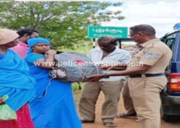 பக்தர்களின் பாதுகாப்பு குறித்து காவலர்கள் ரோந்து பணி