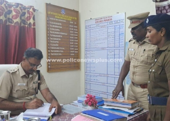 S.P காவல் நிலையத்தில் திடீர் ஆய்வு