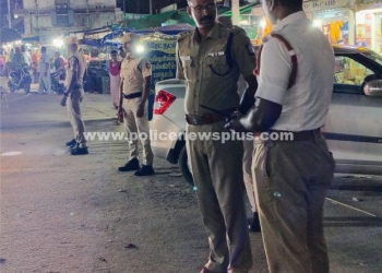 நகர பகுதியில் ஆய்வு செய்த S.P