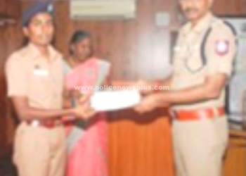 காவலர் சேம நல நிதியிலிருந்து உதவி தொகை வழங்கிய S.P
