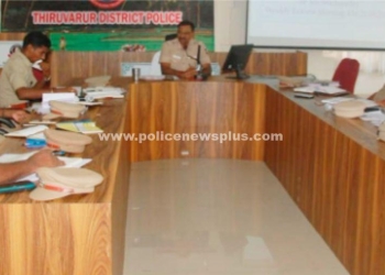 S.P தலைமையில் வாராந்திர சிறப்பு கலந்தாய்வு கூட்டம்