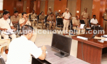 காவல் ஆய்வாளர்களுக்கான குற்ற கலந்தாய்வு கூட்டம்