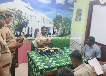 காவல் நிலையத்தில் திடீர் ஆய்வு மேற்கொண்ட காவல் கண்காணிப்பாளர்