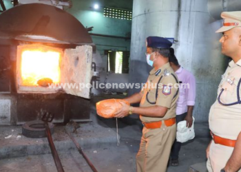 கைப்பற்றப்பட்ட போதை பொருட்கள் தீயிட்டு அழிக்கப்பட்டன