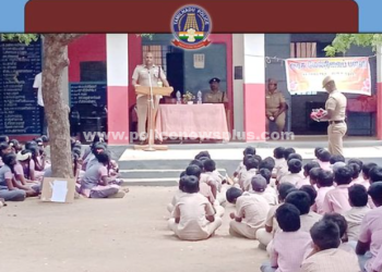 விழிப்புணர் ஏற்படுத்திய மாவட்ட காவல்துறையினர்