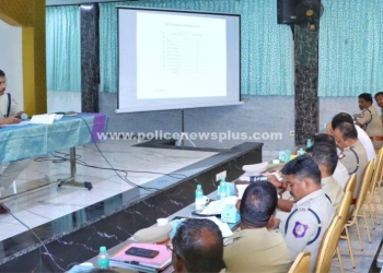 எஸ்.பி தலைமையில் மாதாந்திர குற்ற ஆய்வு கூட்டம்