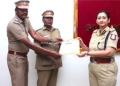 காவல் அதிகாரிகரிகளை பாராட்டிய எஸ்.பி