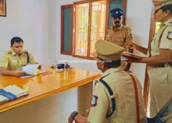 வருடாந்திர ஆய்வு மேற்கொண்ட எஸ்பி