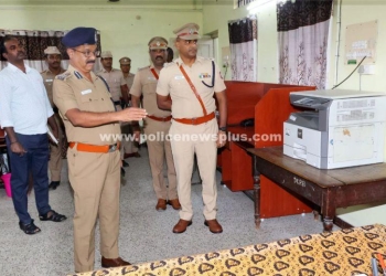 காவல்துறை துணை தலைவர் ஆய்வு