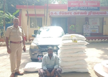 குட்கா பொருட்களை கடத்திய நபர் கைது