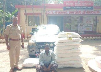 குட்கா பொருட்களை கடத்திய நபர் கைது