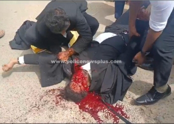 நீதிமன்ற வளாகத்தில் வழக்கறிஞருக்கு அரிவாள் வெட்டு