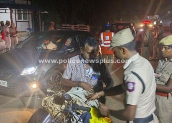 வாகன சோதனை செய்த எஸ்.பி