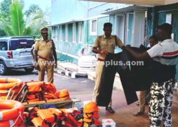 காவல்துறையின் பேரிடர் மீட்பு குழுவை பார்வையிட்ட எஸ்.பி