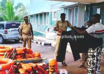 காவல்துறையின் பேரிடர் மீட்பு குழுவை பார்வையிட்ட எஸ்.பி