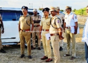 பாதுகாப்பு  குறித்து சரக காவல்துறை துணைத் தலைவர் ஆய்வு