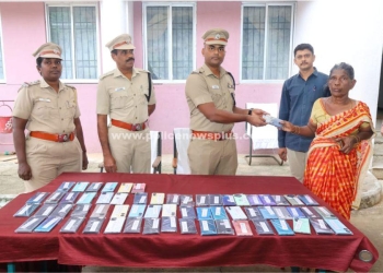 காணாமல் போன கைபேசிகள் உரிமையாளர்களிடம் ஒப்படைப்பு