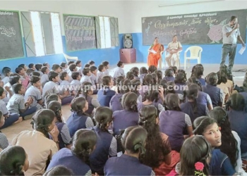 குற்றச் செயல்கள் பற்றி பள்ளியில் விழிப்புணர்வு நிகழ்ச்சி