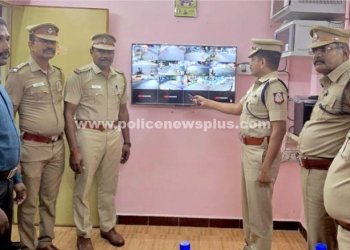 காவல்துறை சார்பில் வைக்கப்பட்டுள்ள கண்காணிப்பு கேமராக்கள்