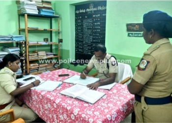 மதுவிலக்கு அமல் பிரிவு அலுவலகத்தில் வருடாந்திர ஆய்வு