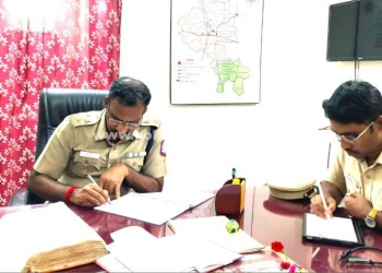 நகர காவல் நிலையத்தில் எஸ்.பி வருடாந்திர ஆய்வு