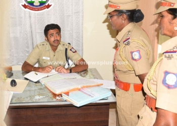 மகளிர் காவல் நிலையத்தில் எஸ்.பி திடீர் ஆய்வு