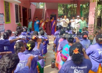 மகாத்மா காந்தியின் நினைவு தினத்தை முன்னிட்டு உறுதிமொழி ஏற்பு