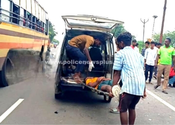 அரசு பேருந்து மோதி மாணவர் பலி