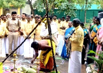 எஸ்.பி தலைமையில் பொங்கல் விழா