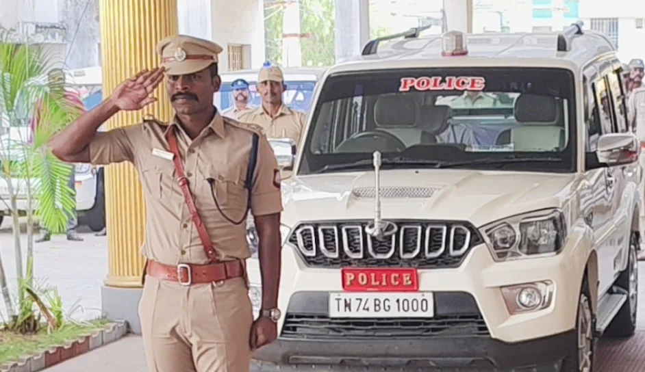 வியாபாரிகள் சங்கத்தினர் கன்னியாகுமரி SP க்கு நன்றி