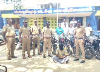 பிரபல இருசக்கர வாகன குற்றவாளி கைது