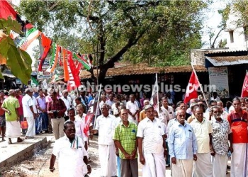 கைத்தறி நெசவாளர்கள் கண்டன ஆர்ப்பாட்டம்