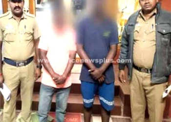 வாகனத்தின் உதிரி பாகங்கள் திருடிய நபர்கள் கைது