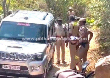 குற்றவாளியை சுட்டு பிடித்த போலீசார்