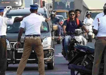 போக்குவரத்து விதி மீறுபவர்களுக்கு அபராதம் விதிப்பு