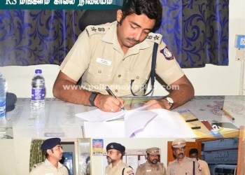 காவல் நிலையத்தில் திடீர் ஆய்வு செய்த எஸ்.பி