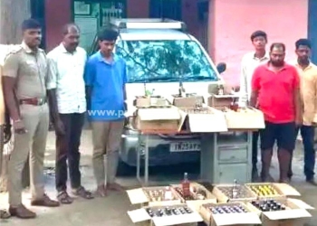மதுபானங்களை திருடி சென்ற நபர்கள் கைது