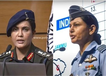 பயங்கரவாதிகள் மீதான தாக்குதலில் ஈடுபட்ட பெண் அதிகாரிகள்