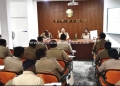 எஸ்.பி தலைமையில் மாதாந்திர குற்ற கலந்தாய்வு கூட்டம்