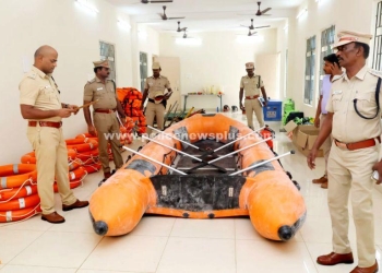 பேரிடர் கால மீட்பு உபகரணங்கள் ஆய்வு