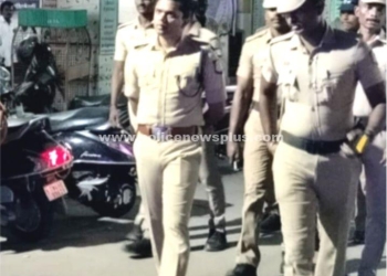 பேருந்து நிலையத்தில் எஸ்.பி ரோந்து பணி