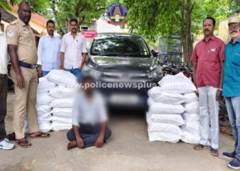 புகையிலை பொருட்கள் கடத்தி வந்த நபர் கைது