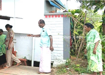 திமுக நிர்வாகி வீட்டில் பெட்ரோல் குண்டு வீச்சு