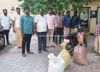 120 கிலோ அரிசி பறிமுதல்