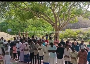 திருப்பரங்குன்றத்தில் பக்ரீத் தொழுகை: போலீசார் பாதுகாப்பு